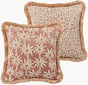 Cuscino reversibile da esterno fatto a mano Laura & Maya