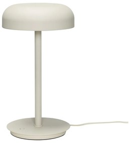 Lampada da tavolo dimmerabile a LED color crema (altezza 37 cm) Velo - Hübsch