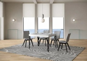 Tavolo Allungabile Karamay 80x120 cm, 80x140/224 cm Karamay / Bianco