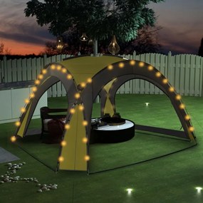 Tenda Per Feste Con Led E 4 Pareti 3,6x3,6x2,3 M Verde /