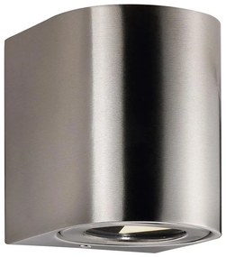 Nordlux - Applique da esterno LED CANTO 2xLED/6W/230V IP44 in acciaio inox