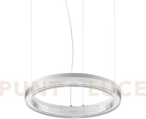 Crown lampadario sospeso a led effetto cristallo 3000k 21w  2050 lm...