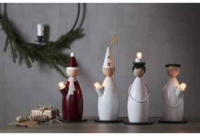 Decorazione luminosa bianca con motivo natalizio ø 12 cm Lucia Classic - Star Trading