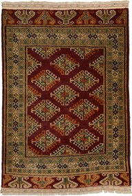 Bokhara Tappeto orientale 100x150 Rosso (Uzbekistan) Annodato A Mano