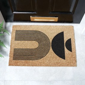 Zerbino in fibre di cocco 40x60 cm Half Moon – Artsy Doormats