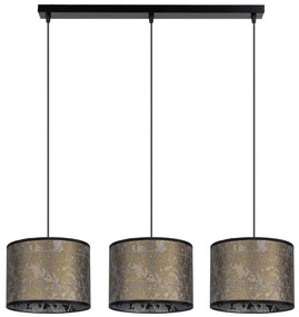 Lampadario su filo REZO 3xE27/60W/230V oro