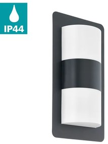 Eglo 98086 - Applique da esterno CISTIERNA 2xE27/10W/230V IP44 antracite
