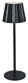 Lampada da tavolo LED dimmerabile ricaricabile 4W 5V 3000-6000K 1800mAh nera