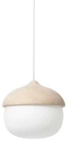 Terho Lampada a Sospensione Grande Natural/White Opal - Mater