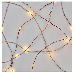 Catena LED da esterno natalizia 40xLED/9m IP44 bianco caldo