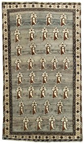 Gabbeh Tappeto persiano 150 x 260 Nero (Iran) Annodato A Mano