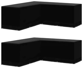 Teli Per Mobili Da Giardino 2 Pz A L 12 Occhielli 250x250x90 Cm /