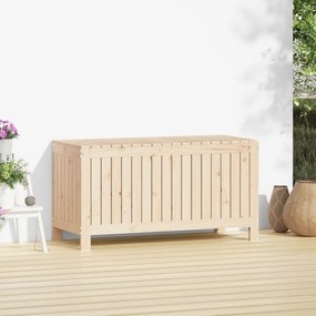 Contenitore da giardino 115x49x60 cm in legno massello di pino