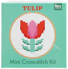 Set creativo punto-croce Cross-stitch Kit Tulip - Rex London