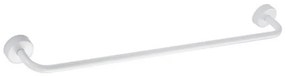 Kamalu - Portasalvietta barra 40 cm in acciaio inox finitura bianca opaca | MONDE-B
