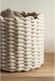 Cesto in tessuto ø 25x25 cm Peach Skin Round M – Bigso