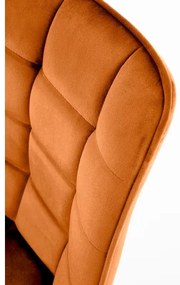 Sedia da pranzo COMORO, 1 pezzo, marrone cannella