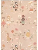 Majvillan Carta da parati Catwalk - Dusty Sweet Pink