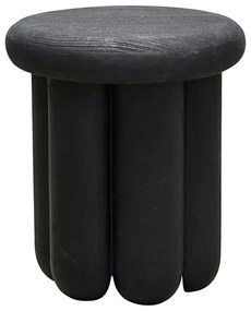 Tikamoon - Tavolino in legno di mango nero Phant