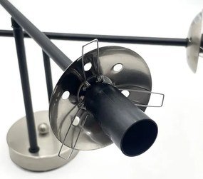 Brilagi - Plafoniera MALIVA 4xE14/15W/230V cromo opaco/fumé