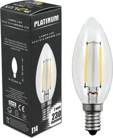 Lampadina LED FILAMENT C37 E14/2W/230V 3000K
