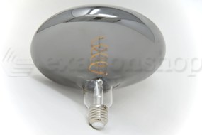 Lampadina design 19x16,5 cm E27 4W 150 lumen 2700k luce calda vetro smoky Vintage