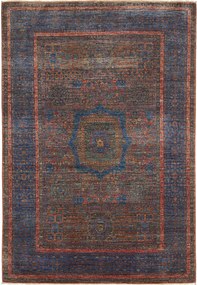 Mamluk Tappeto 210 x 150 Blu (Pakistan) Annodato A Mano
