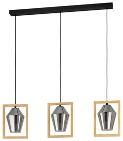 Eglo 99702 - Lampadario su corda  VIGLIONI 3xE27/40W/230V