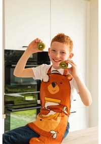 Grembiule per bambini in cotone riciclato Honey - Tiseco Home Studio