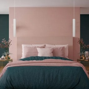 Lampadario LED a sospensione con filo TUBA 1xGU10/4,8W/230V bianco