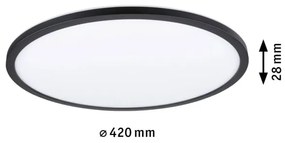 Paulmann 70999 - Pannello LED dimmerabile ATRIA 22W 230V 3000K nero