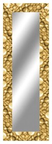 Specchio VESUVIO rettangolare in legno oro 158 x 58 cm