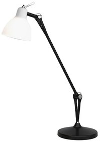 Luxy T1 Lampada da Tavolo Nero/Bianco Opaco - Rotaliana