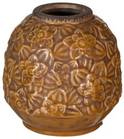 Vaso Marrone Ceramica 16,5 x 16,5 x 16 cm