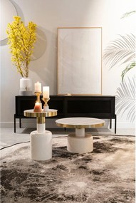 Tavolino rotondo in metallo ø 60 cm Glam – Zuiver