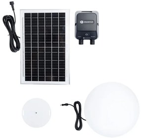 Aigostar - Lampada LED RGB dimmerabile per esterni MESH 35W/3,7V 4000mAh 2700-6500K IP65 Ø 50 cm