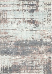 Tappeto a pelo corto in lana e viscosa fatto a mano Embla