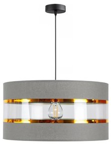 Lampadario a sospensione con filo LIND 1xE27/60W/230V grigio