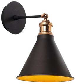 Lampada da parete nera ø 20 cm Berceste - Opviq lights