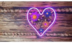 2Kids Toys - LED Decorazione murale al neon LED/5W/USB cuore