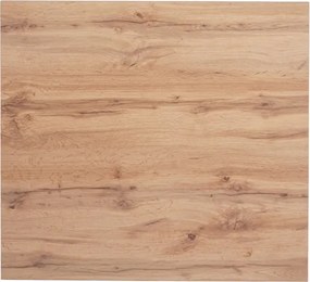 Piano quadrato per tavolo in laminato 80x80 cm Rovere Nodato