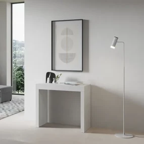 Consolle allungabile fino a 300 cm ROXELL in finitura Bianco Frassino