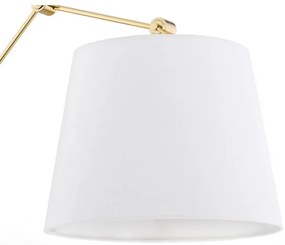 Argon 4897 - Applique ZAKYNTOS PLUS 1xE27/15W/230V bianco/oro