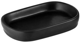 Aqualine - Portasapone NERO ceramiche/nero