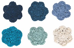 Sottobicchieri di carta in set da 6 Uncinetto - VDE Tivoli 1996