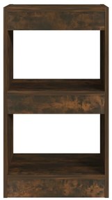 Libreria/Divisorio Rovere Fumo 40x30x72 cm