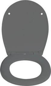 Sedile del WC in acciaio inox grigio Vorno - Wenko