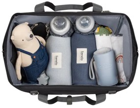 Lionelo - Borsa fasciatoio per passeggino IDA Nero Onice