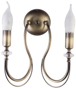 Jupiter 1636 - Applique MELANI 2xE14/40W/230V ottone patina