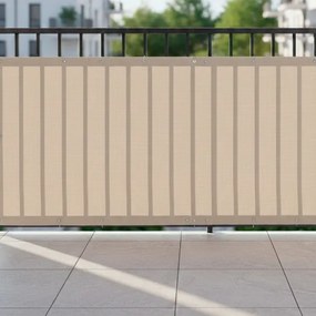 Telo Antisguardo Per Balcone Con Occhielli Rotolo 75x500 Cm Sangiorgio Beige